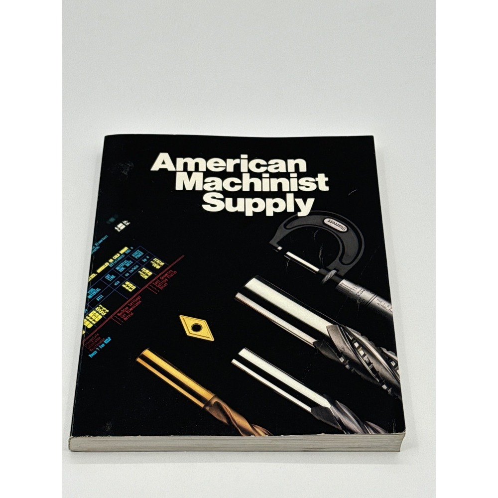 Vintage 1990 American Machinist Supply Catalog Starrett Mitutoyo Tools